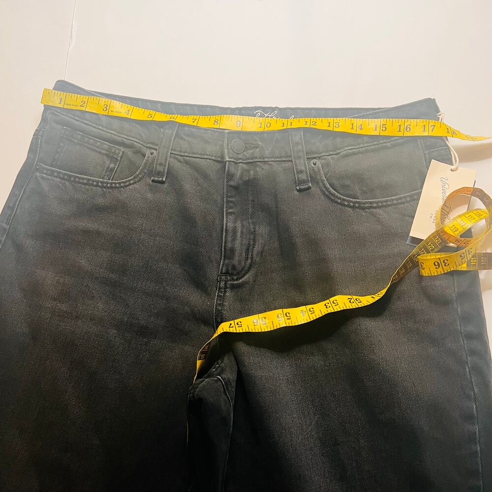 Universal Thread High Rise Straight Cropped Jeans Charcoal Gray Size 18 NWT - Picture 7 of 11